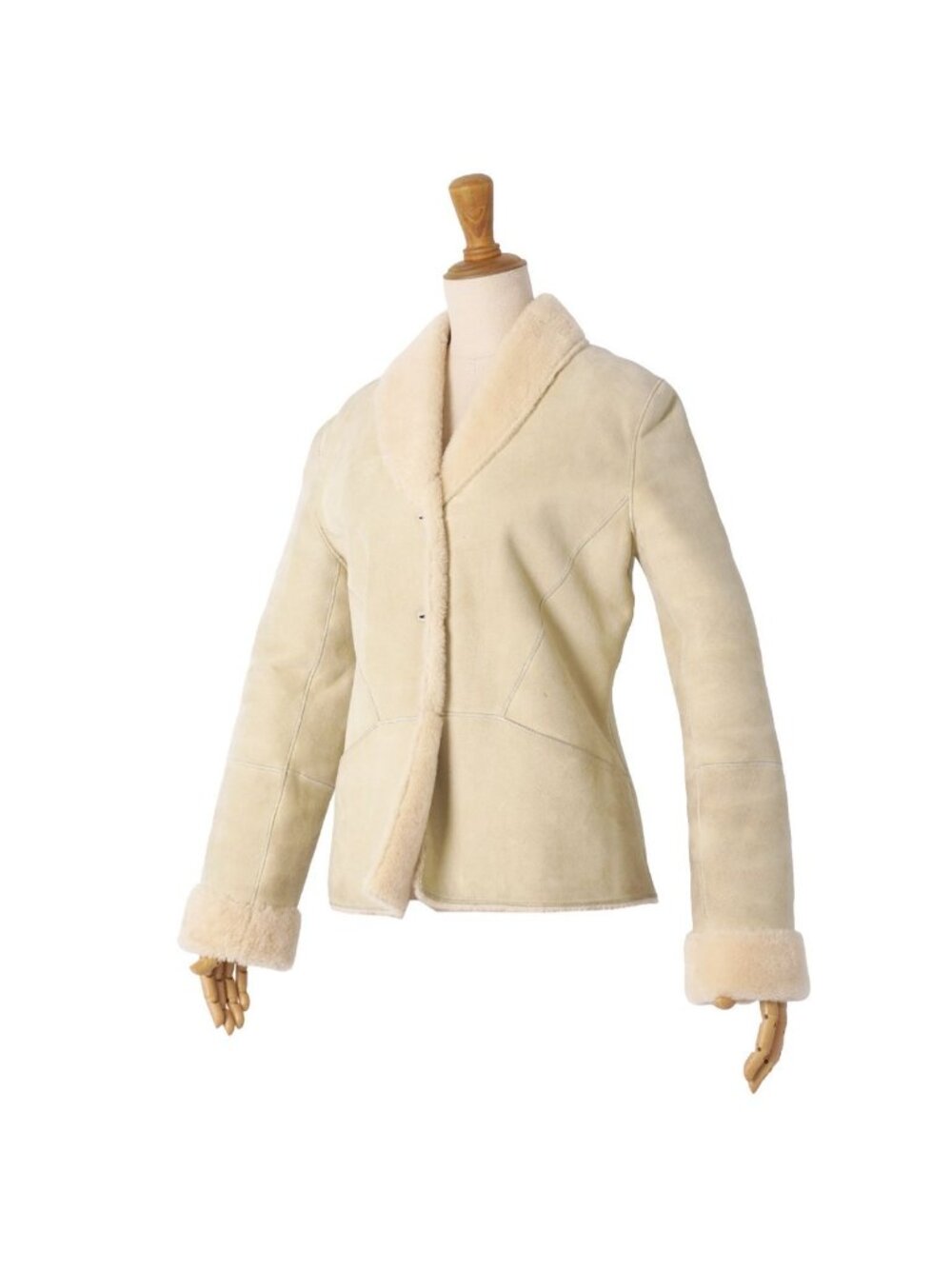 Loewe Jacket Mouton Lambskin Leather Sheepskin View 5